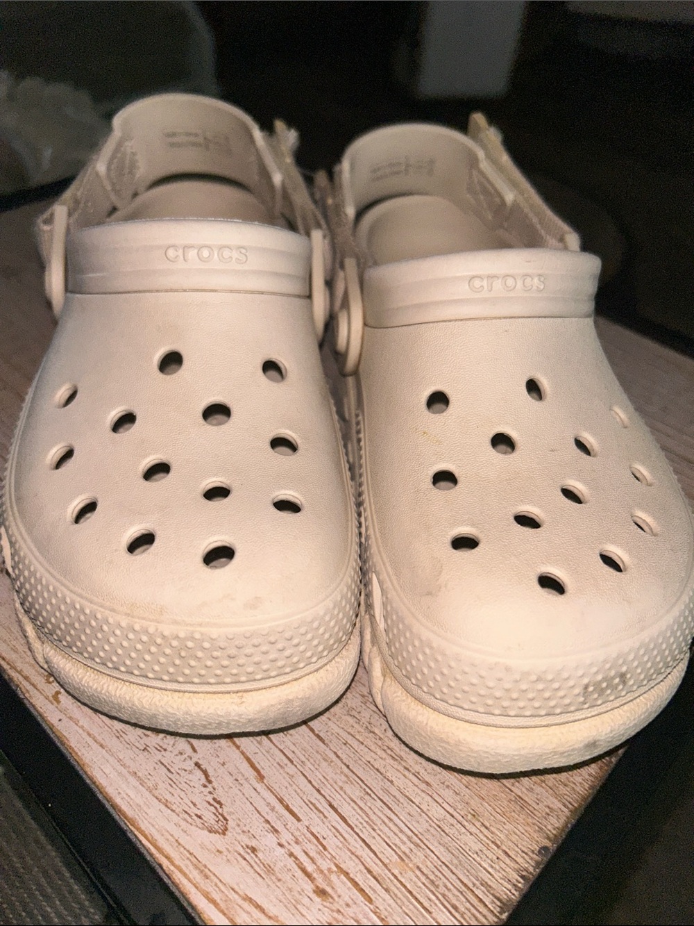 CROCS Kids Classic Clog in Off-White